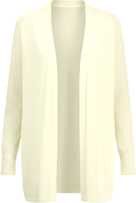 Women's Open-Front Rib Pocket Cardigan