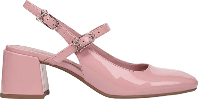 Women's Grace Block Heel Slingback Mary Jane Pumps