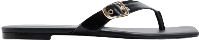 Women's Leonnia Pillow Walk Flat Thong Sandals