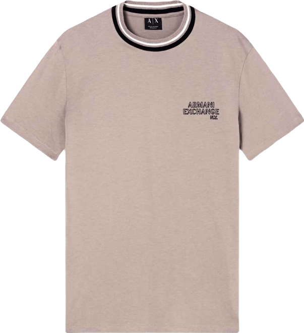 Men's Short Sleeve Tipping Logo T-Shirt