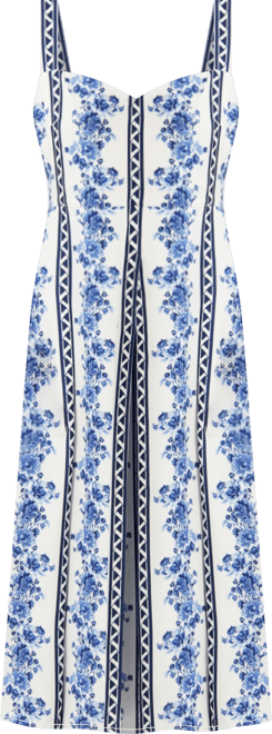 Women's Sweetheart Neck Printed Casidy Dress