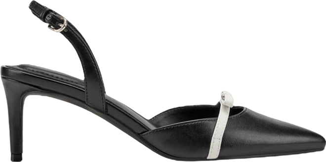 Women's Pracen Bow Pointy Toe Slingback Pumps