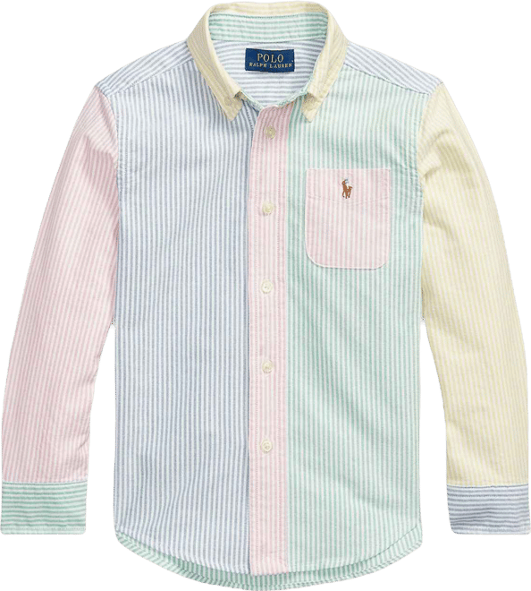Boys' 2-7 Long-Sleeve Oxford Shirt