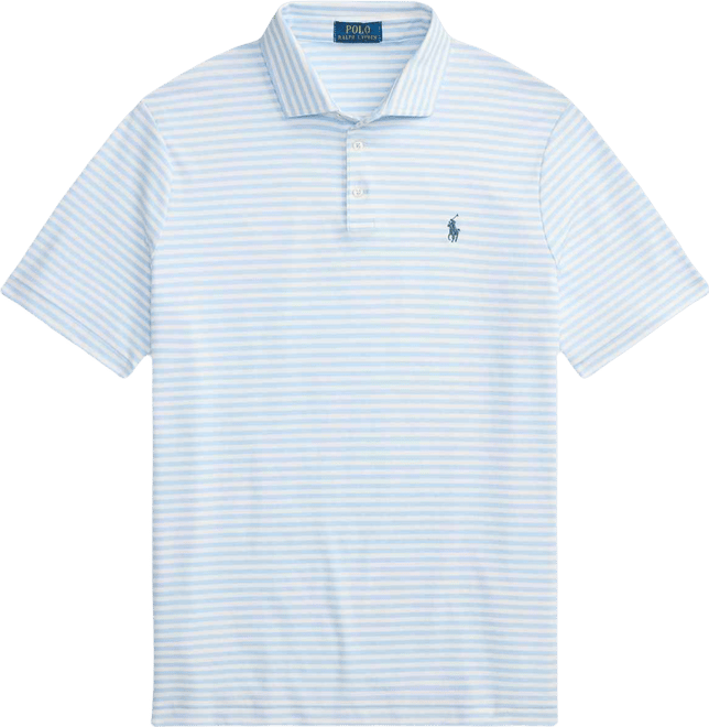 Men's Classic Striped Polo Shirt