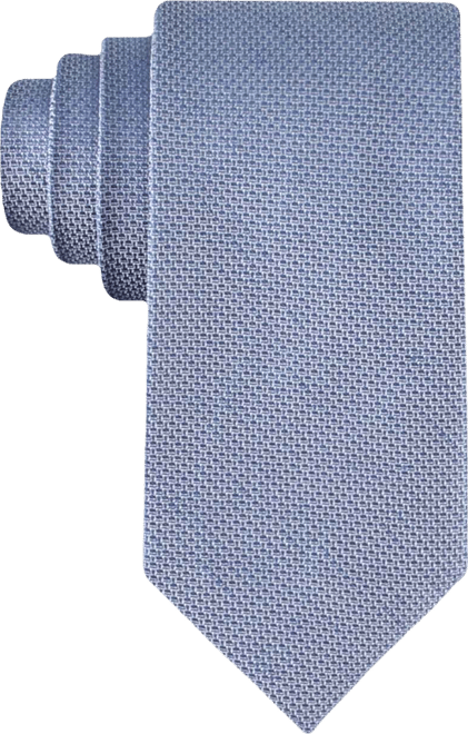 Men's Textured Solid Silk & Linen Blend Tie