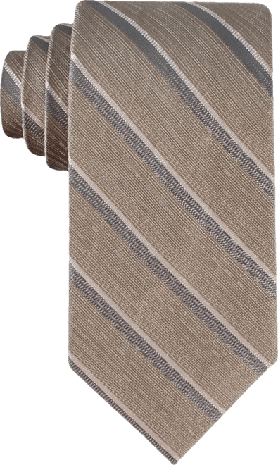 Men's Silk & Linen Blend Striped Tie