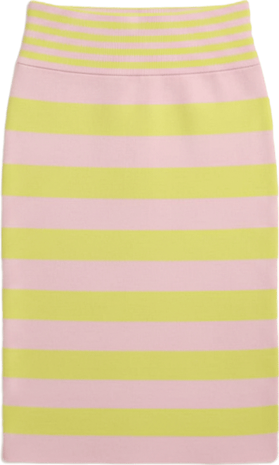 Women's Striped Pull-On Skirt