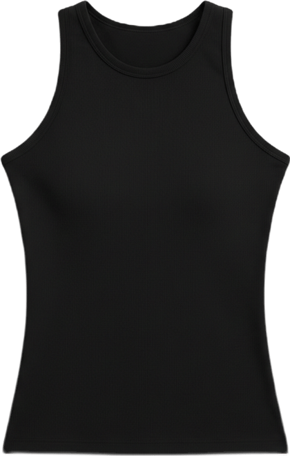 Women's Ribbed High-Neck Tank Top, Macy's Exclusive