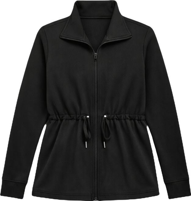 Women's Butter Soft Tie Waist Full Zip Jacket, Macy's Exclusive