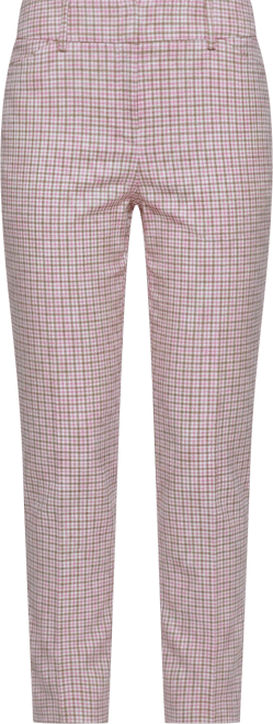 Women's Slim Fit Plaid Pants