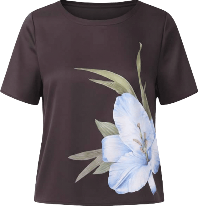 Women's Short-Sleeve Crew Neck Blouse