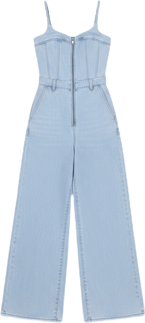 Women's Bustier Scoop Neck Jumpsuit