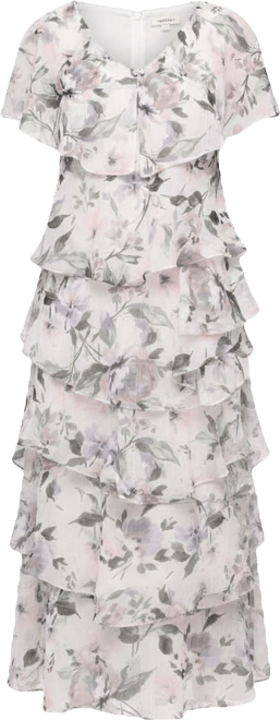 Women's Printed V-Neck Dress