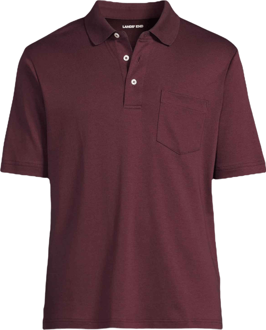 Men's Short Sleeve Cotton Supima Polo Shirt with Pocket