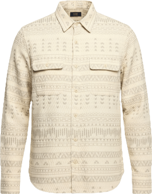 Men's Jacquard Humboldt Utility Button-Front Shirt