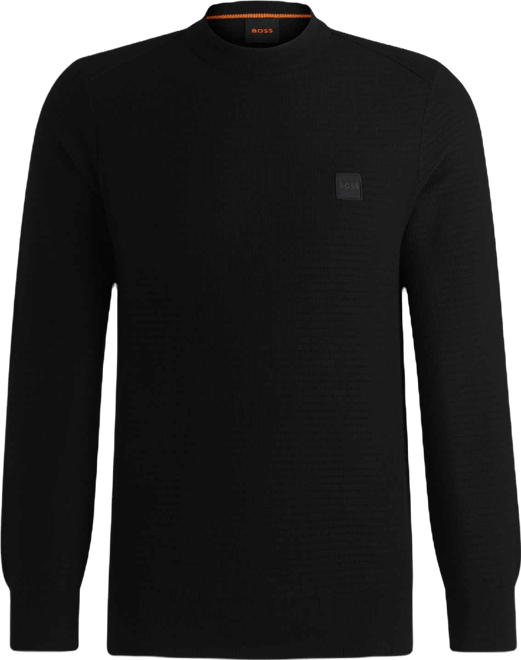 Boss by  Men's Logo Patch Regular-Fit Sweater