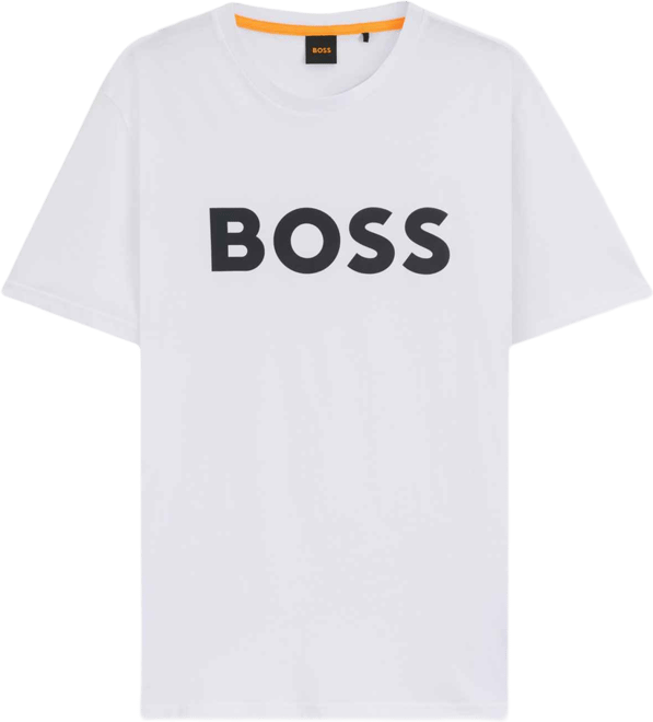 Boss by  Men's Rubber-Print Cotton-Jersey T-Shirt