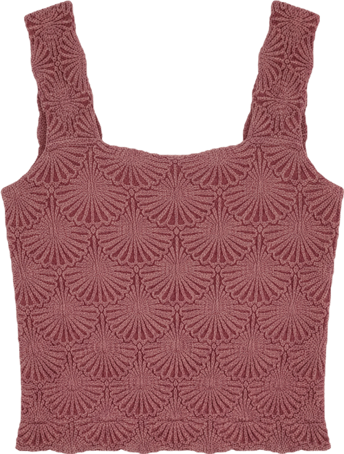 Women's Love Letter Jacquard Camisole Top