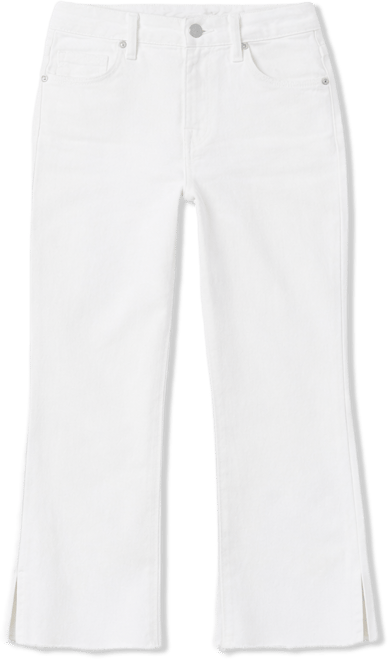 Petite Hannah Mid Rise Crop Flare Jeans