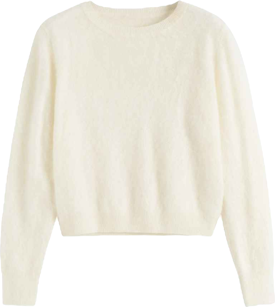 Women's Brushed Cashmere Crewneck Sweater
