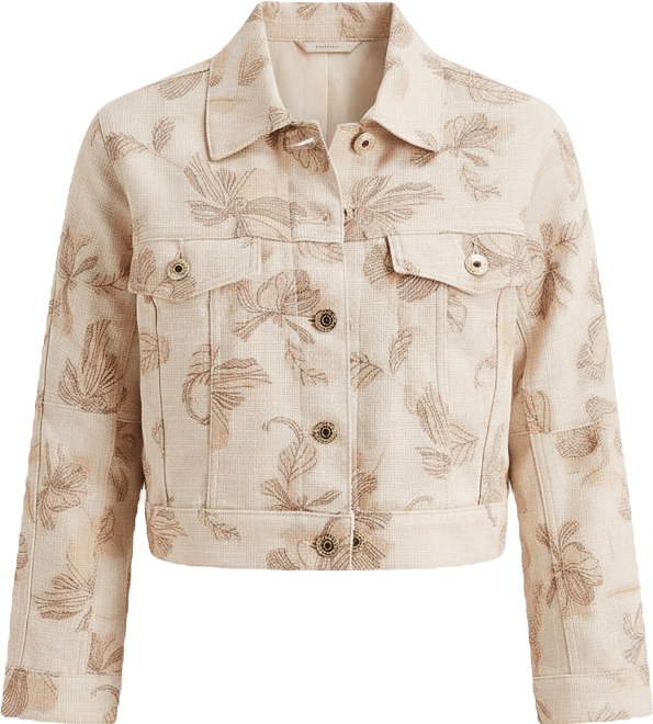 Vintage Liz Claiborne Robe florale en soie à manches longues - France