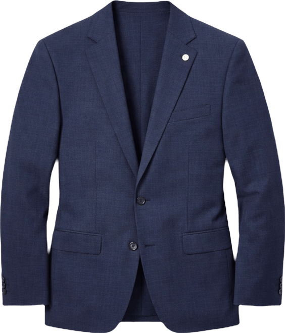 Ted by  Men's Modern-Fit Black Solid Wool-Blend Suit Separate Jacket