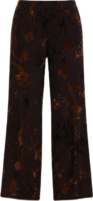 Women's Long flocked trousers