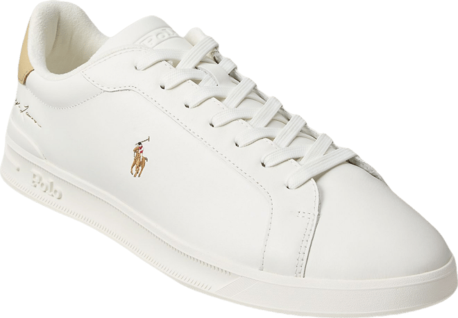 Men's Heritage Court Ii Embroidered Lace-Up Shoes