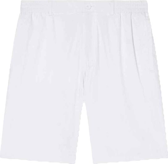 Men's White Edition Nylon Bermuda Shorts