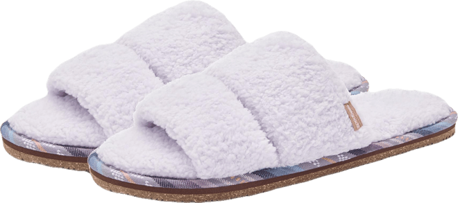 Women s Equinox Sherpa Double Strap Slippers / House Shoes