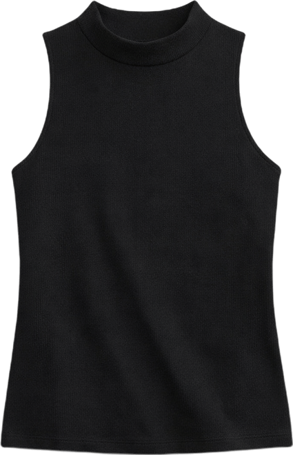 Women's High-Neck Rib-Knit Sleeveless Top, Macy's Exclusive
