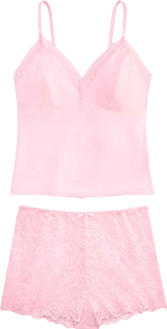 I.n.c International Concepts Women's Lace Back Tank & Shorts Set, Macy's Exclusive