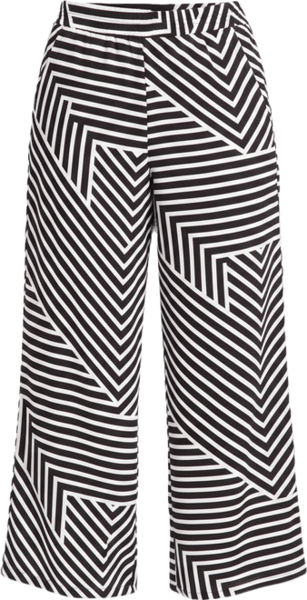 Women's Printed Pull-On Wide-Leg Pants, Macy's Exclusive