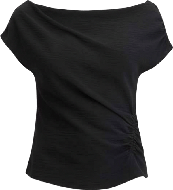 Women's Short Sleeve Asymmetric Blouse, Macy's Exclusive