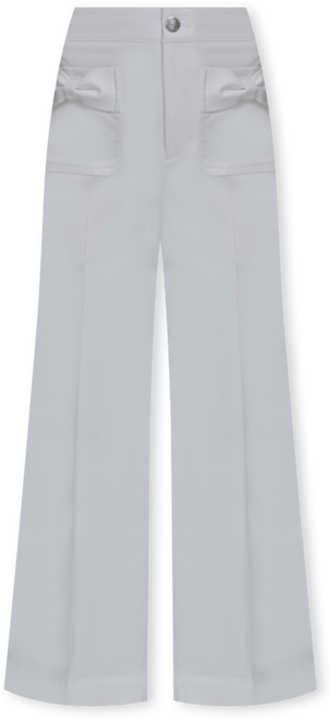 Women's Straight Bow Pocket Pants