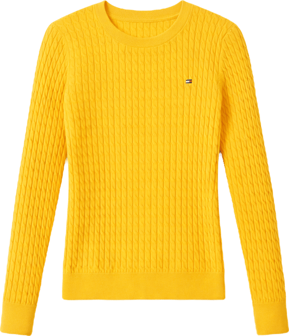 Women's Fine Gauge Cable Crewneck Top