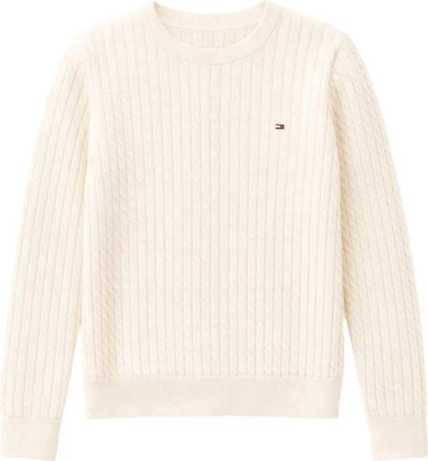 Women's Fine Gauge Cable Crewneck Top