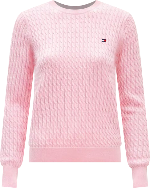 Women's Fine Gauge Cable Crewneck Top