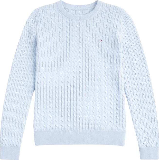 Women's Fine Gauge Cable Crewneck Top