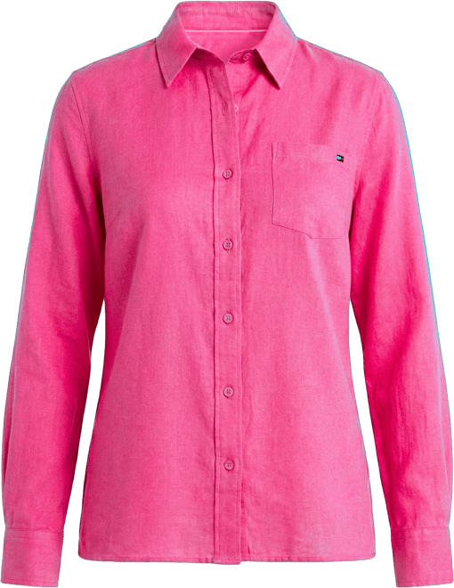 Women's Roll-Tab Sleeve Collared Shirt