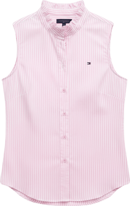 Women's Classic Frill Sleeveless Shirt