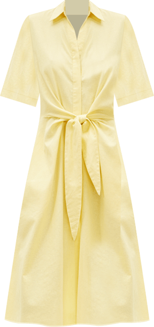 Women's Belted Midi Dress