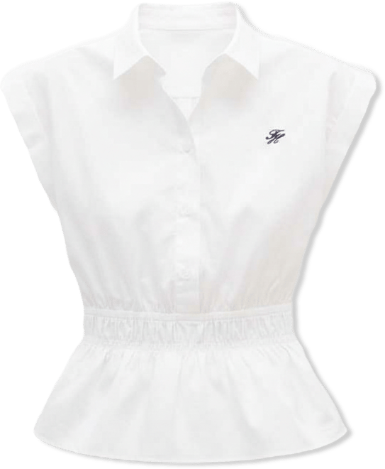 Women's Smocked Waist Shirt