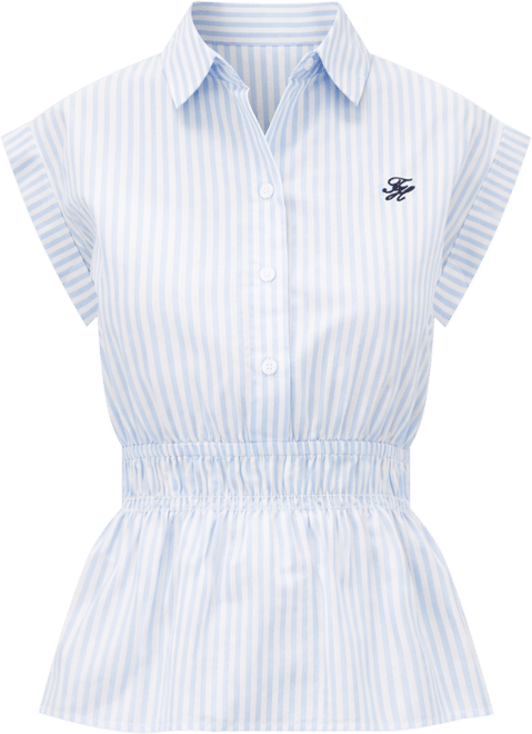 Women's Smocked Waist Shirt