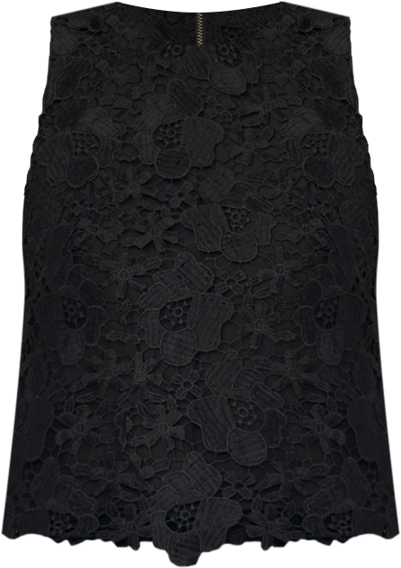 Women's Lace Crew Neck Top