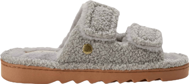 Women's Regina Teddy Double Band Slide Slipper