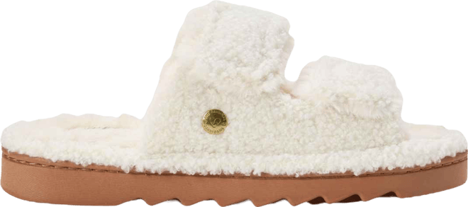Women's Regina Teddy Double Band Slide Slipper