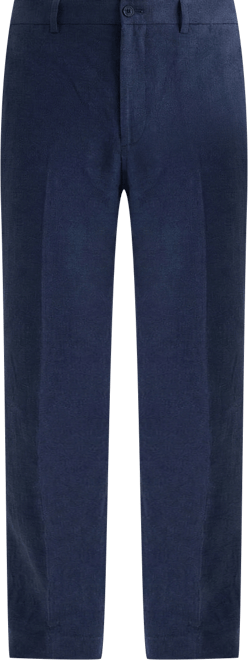 stafford classic fit dress pants Stafford Linen Blend Men's Classic Fit Dress Flat Front Pant | Blue | Regular 42 | Pants Flat Front Pants