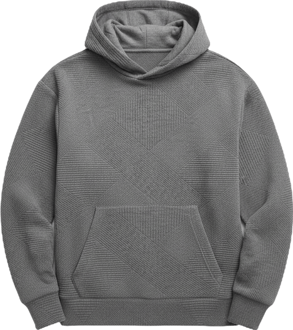 Men's Long-Sleeve Relaxed Quilted Cotton Hoodie, Macy's Exclusive