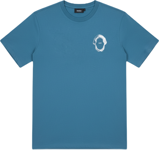 Hugo by  Men's Shark Print T-Shirt